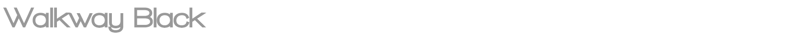 Walkway Black font preview